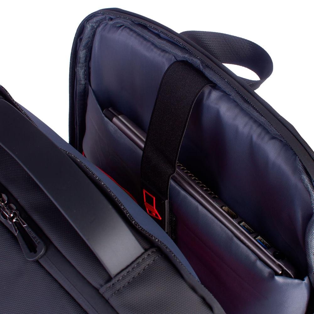 Mochila Grande 2 Compartimentos Dry - Preto Preto 3