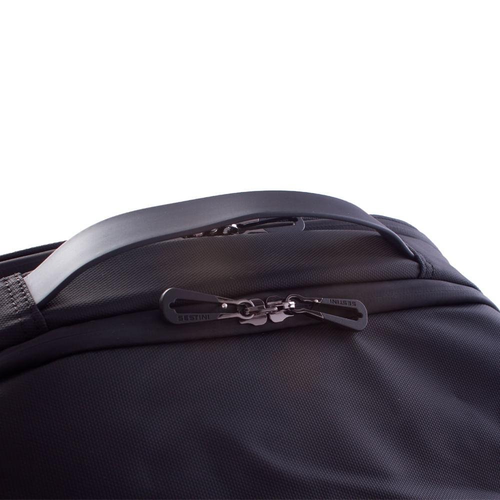 Mochila Grande 2 Compartimentos Dry - Preto Preto 9