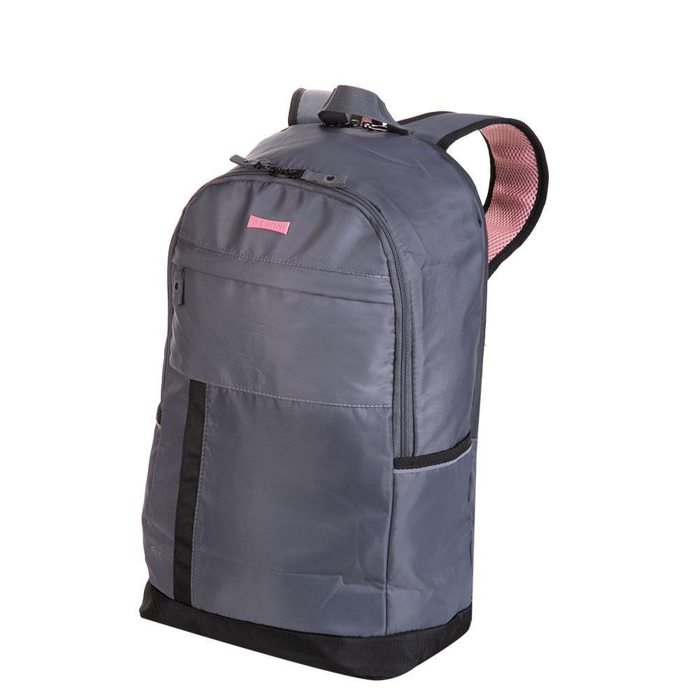 Mochila Grande 2 Compartimentos Laptop Sestini Focuz F - Cinza Cinza 2
