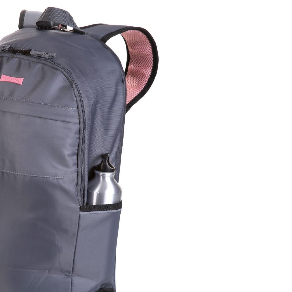 Mochila Grande 2 Compartimentos Laptop Sestini Focuz F - Cinza Cinza 5