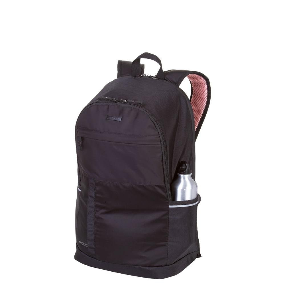 Mochila Grande 2 Compartimentos Notebook Sestini Focuz F - Preto Preto 9