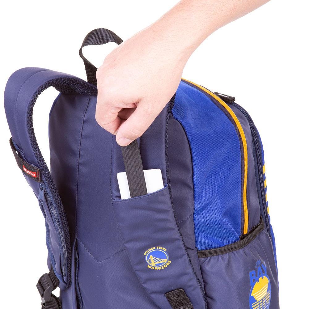 Mochila Grande NBA Magic - Golden State Warriors Multicores 10