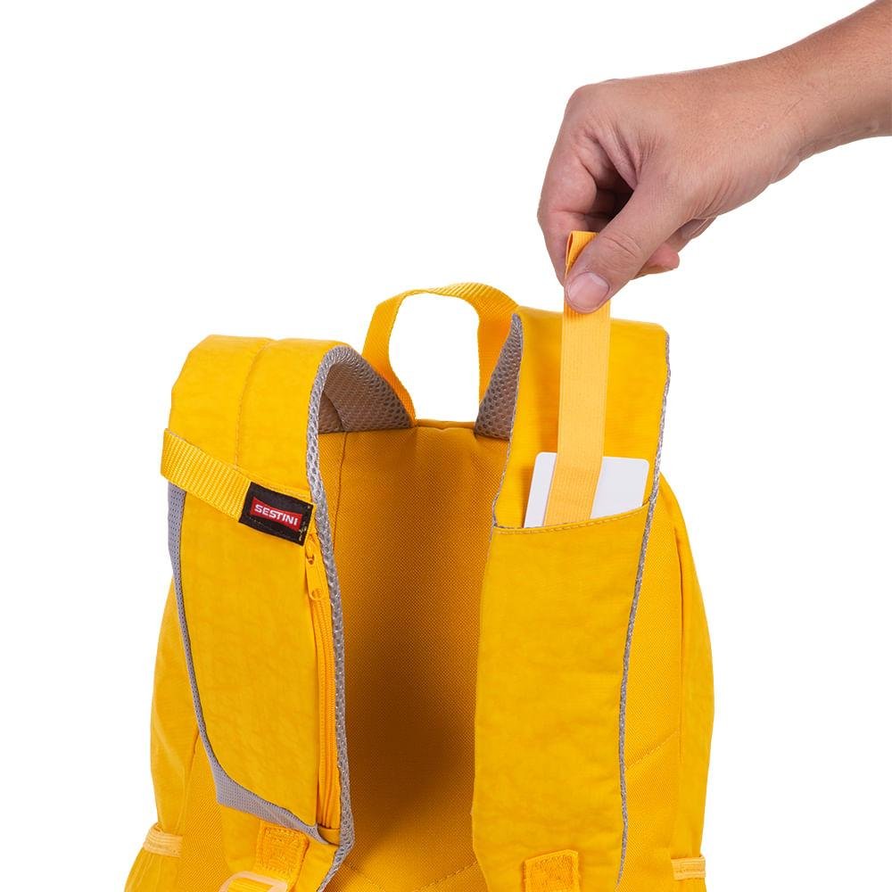 Mochila Sestini Magic Crinkle - Amarelo Amarelo 7