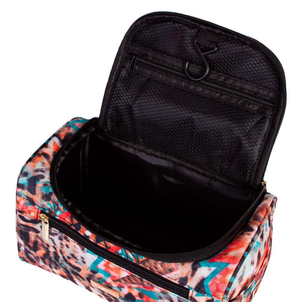 Necessaire Grande com Alça - Animal Print Multicores 11