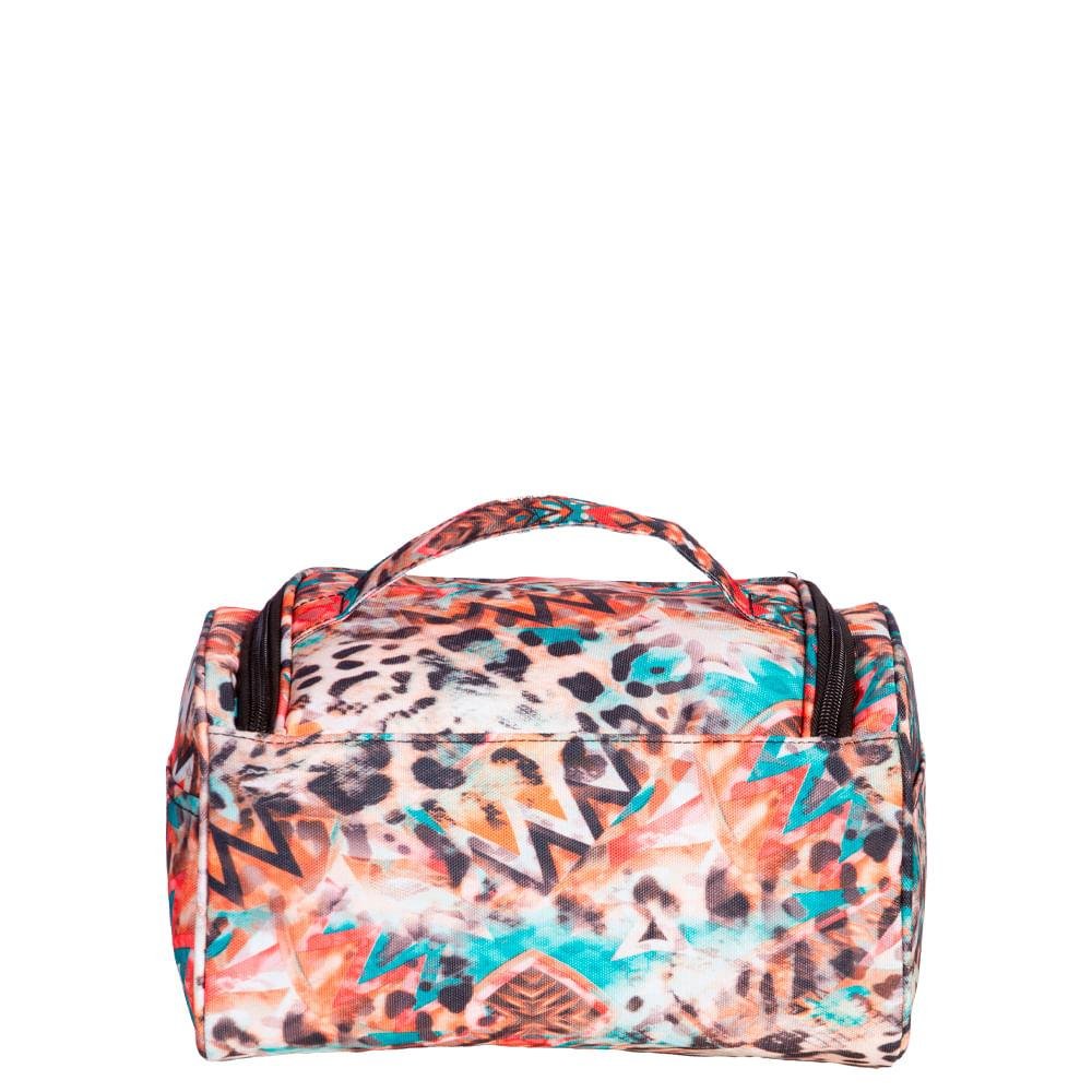 Necessaire Grande com Alça - Animal Print Multicores 5