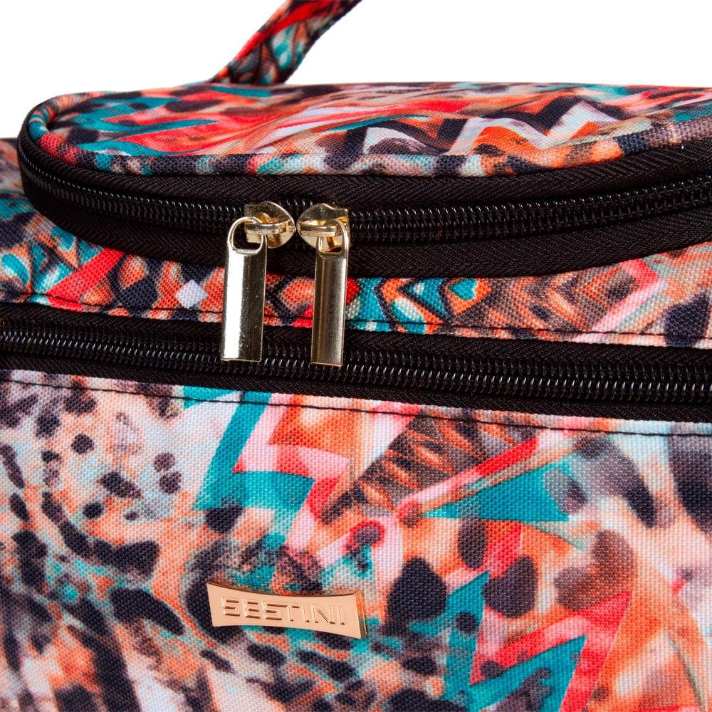 Necessaire Grande com Alça - Animal Print Multicores 8