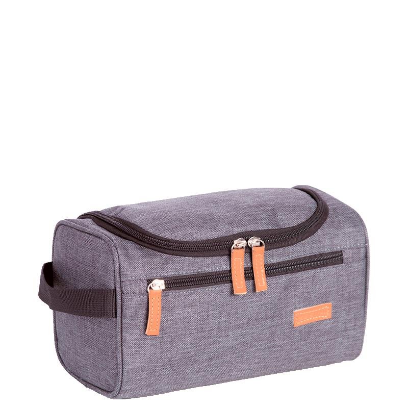 Necessaire Grande Masculina com Alça - Cinza Cinza 2