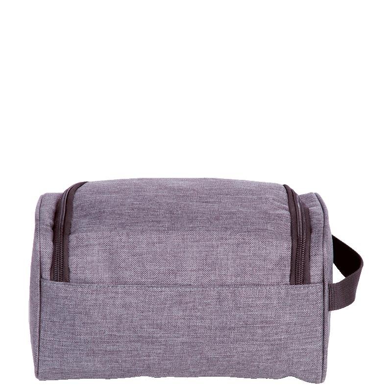 Necessaire Grande Masculina com Alça - Cinza Cinza 4