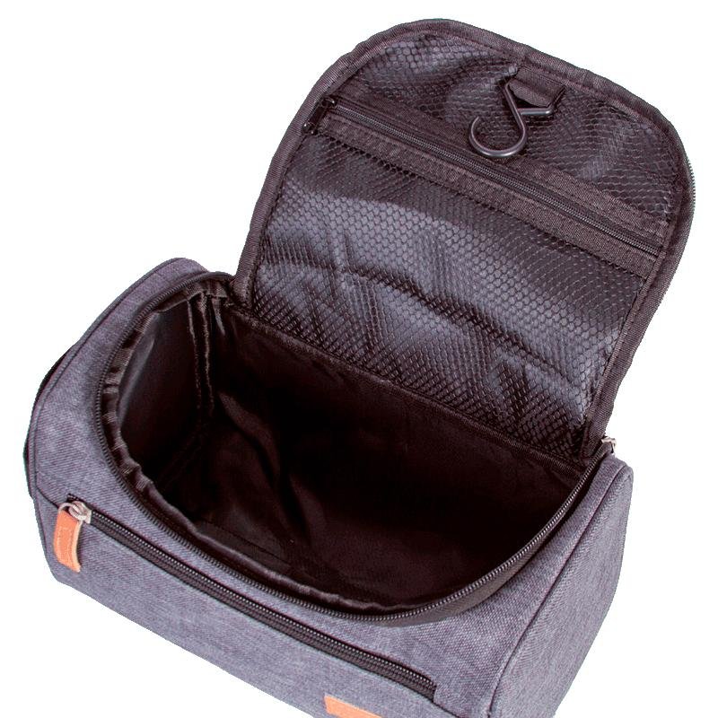 Necessaire Grande Masculina com Alça - Cinza Cinza 5