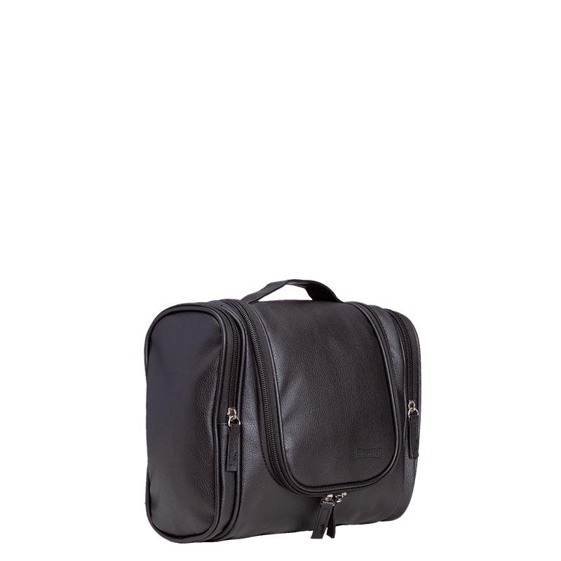 Necessaire Grande com Divisão - Preto Preto 2