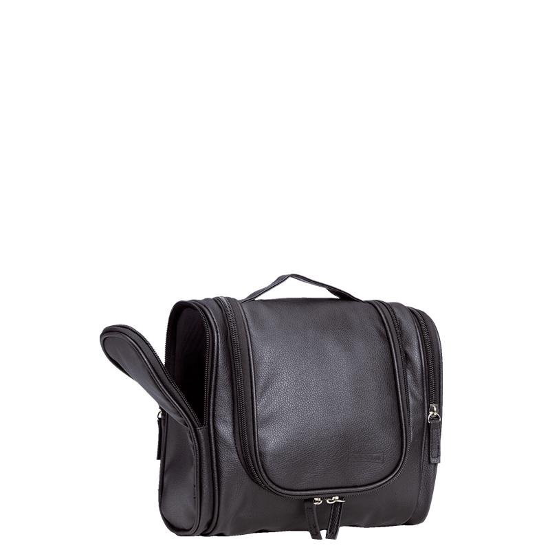 Necessaire Grande com Divisão - Preto Preto 7