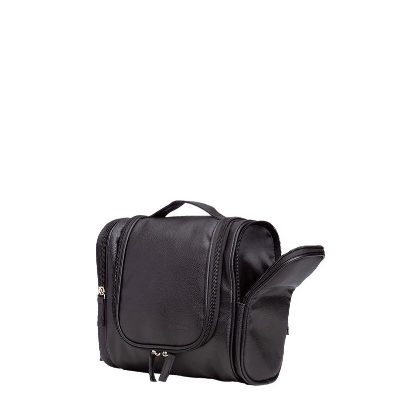 Necessaire Grande com Divisão - Preto Preto 8