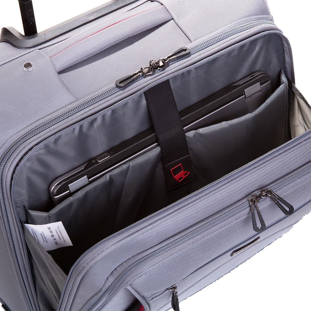 Pasta Executiva com Rodas 2 Compartimentos Sestini Web 3.0 Plus - Cinza Cinza 2