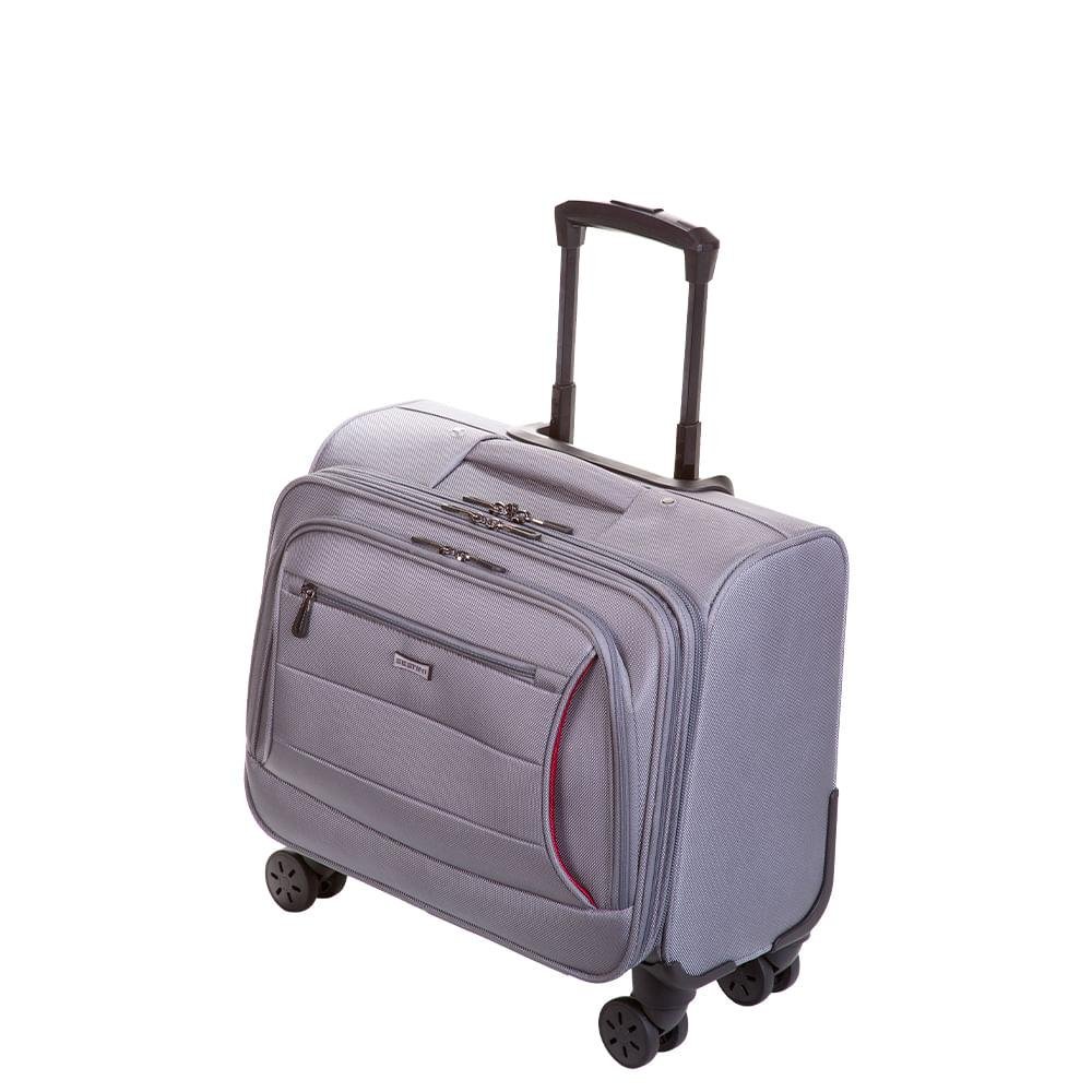 Pasta Executiva com Rodas 2 Compartimentos Sestini Web 3.0 Plus - Cinza Cinza 3