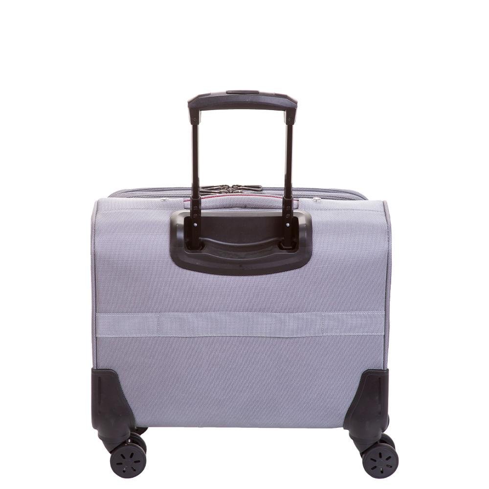 Pasta Executiva com Rodas 2 Compartimentos Sestini Web 3.0 Plus - Cinza Cinza 5