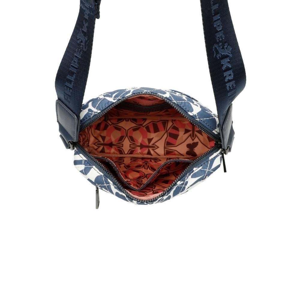 Bolsa Tiracolo Pequena Fellipe Krein Ss23 Matelassê Casual Fk642 - Azul Azul 5