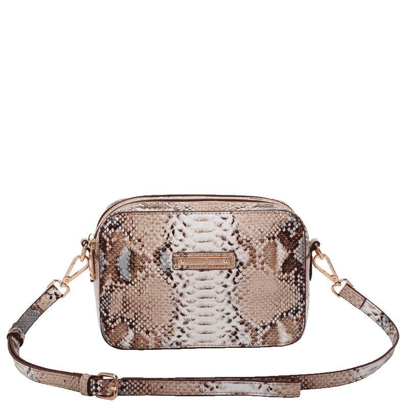 Bolsa Tiracolo Pequena Fellipe Krein Ss23 Snake Fk602 - Azul