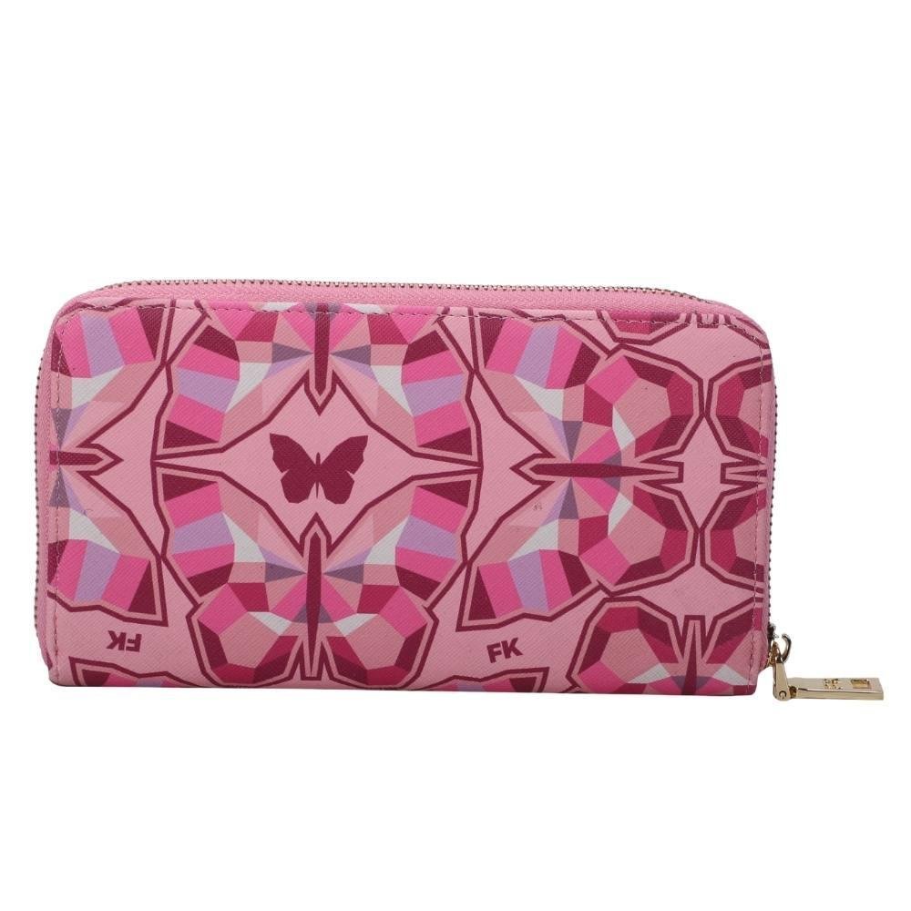 Carteira Ziper Grande Fellipe Krein Ss23 Fk648 - Rosa Rosa 3