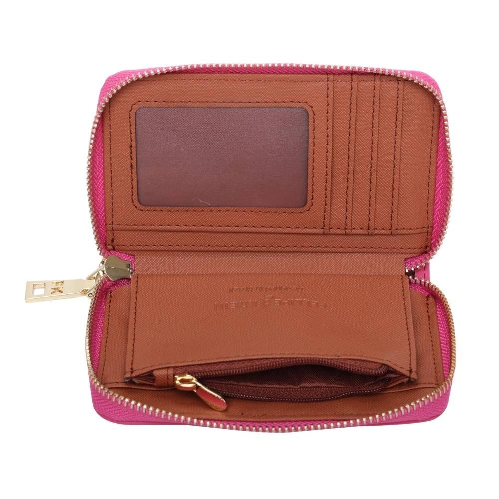 Carteira Ziper Pequena Fellipe Krein Ss23 Fk647 - Rosa Rosa 4