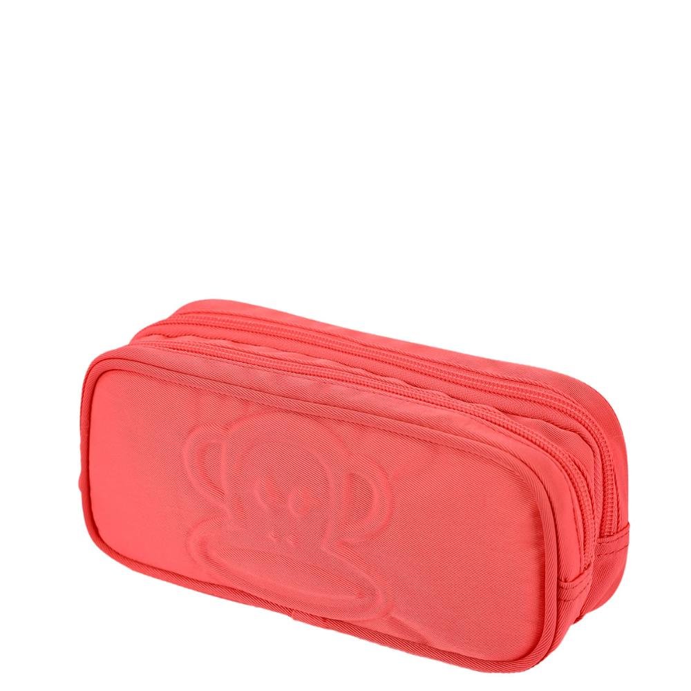 Estojo 2 Compartimentos Paul Frank Classics Neon Laranja - Papaya   3