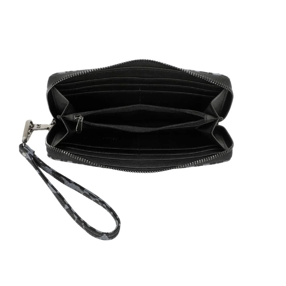 Carteira Ziper Grande Fellipe Krein Ss23 Fk654 - Preto Preto 7