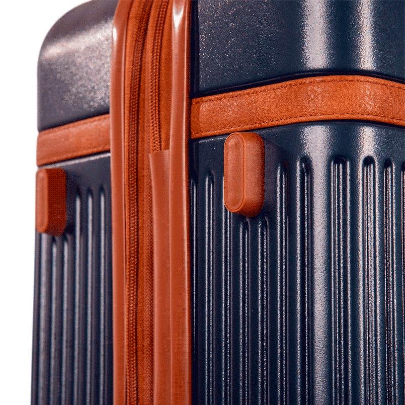 Mala de Viagem Grande com Rodas 360° Evidence 1T - Azul Azul 9