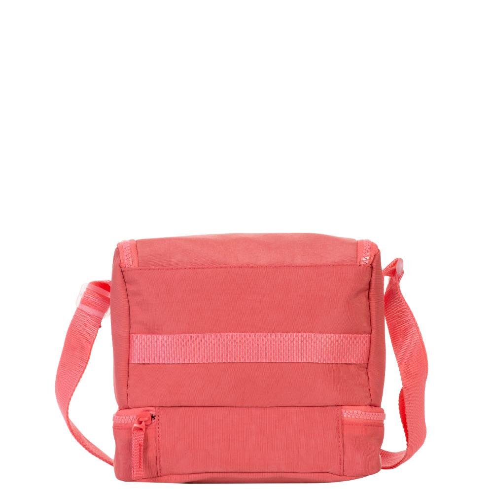 Lancheira 2 Compartimentos Sestini Lunch Crinkle 2 - Apricot Laranja 4