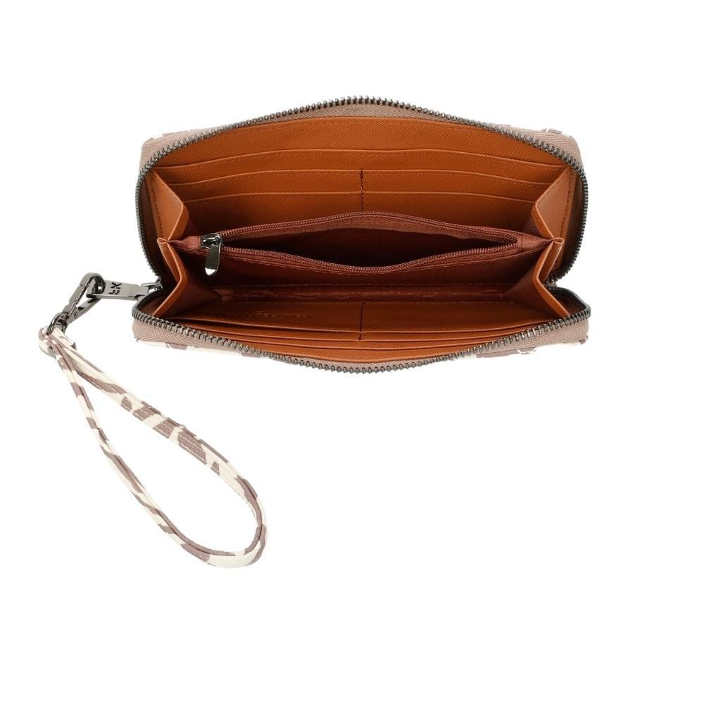 Carteira Ziper Grande Fellipe Krein Ss23 Fk654 Bege - Nude Bege 7