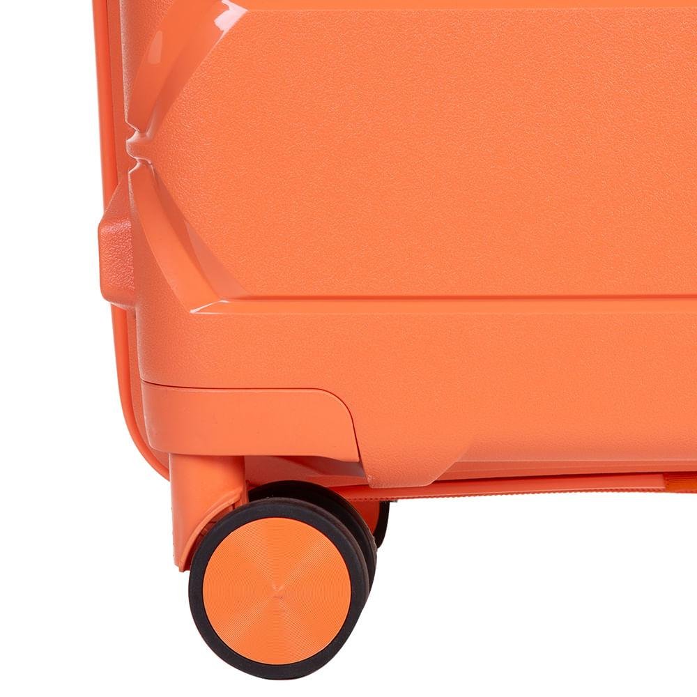 Mala de Viagem Pequena com Rodas 360° PP Plus - Laranja Laranja 12