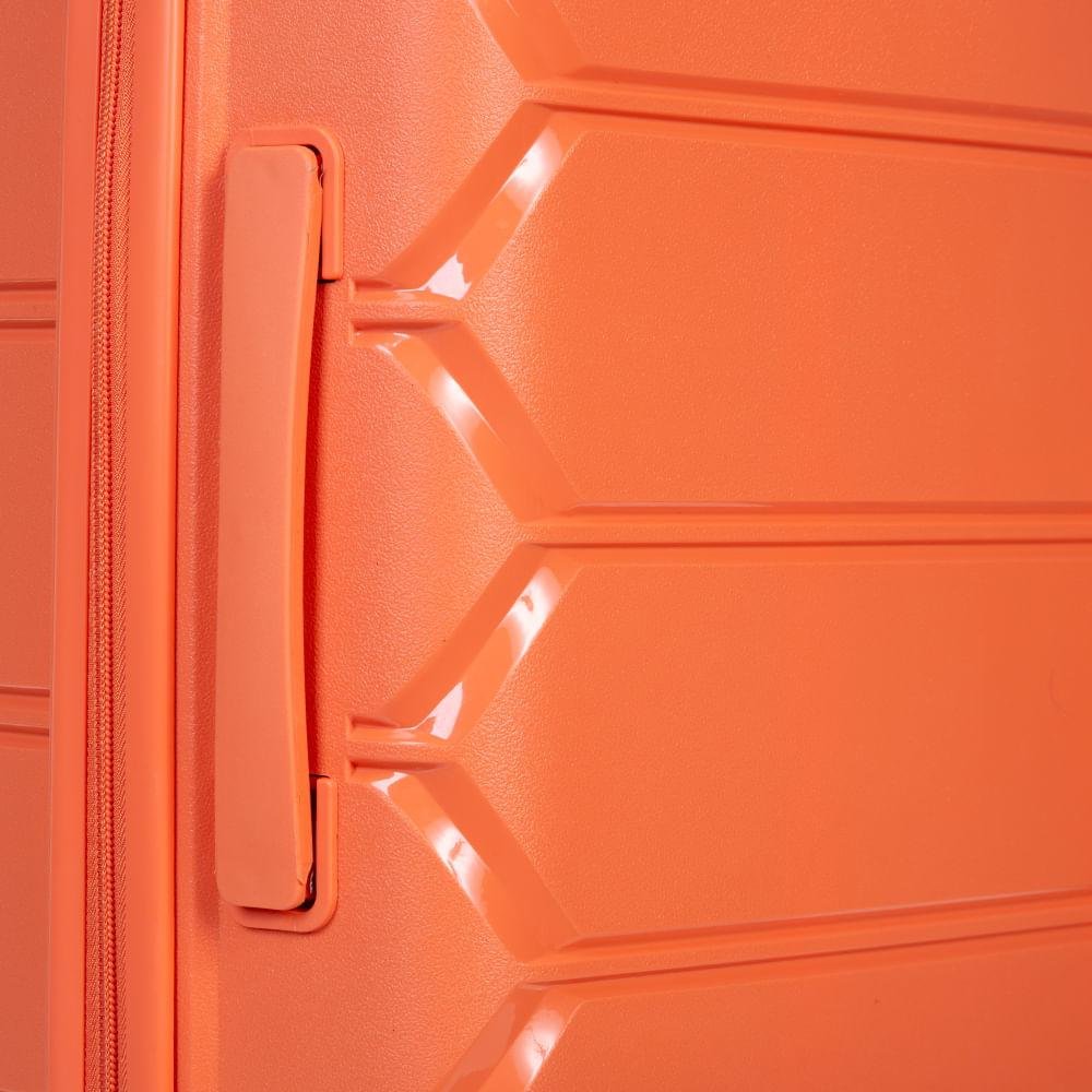 Mala de Viagem Pequena com Rodas 360° PP Plus - Laranja Laranja 15