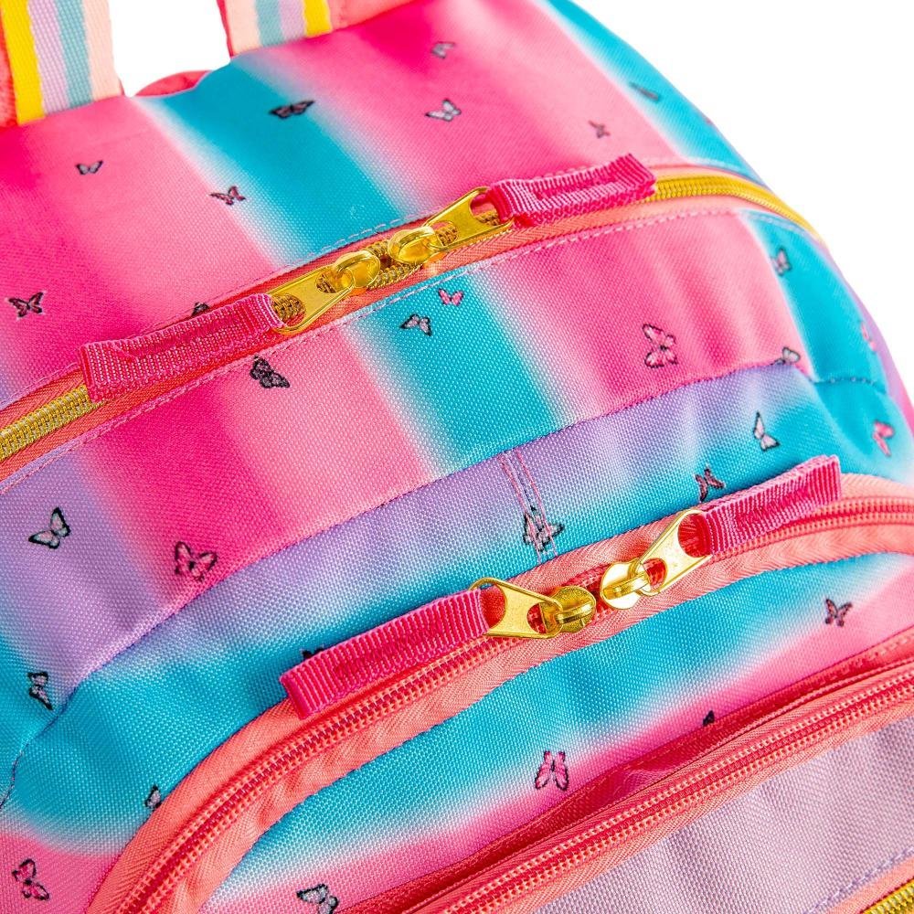 Mochila 2 Compartimentos Capricho Encantada Colorido - Pinkverse Multicores 11