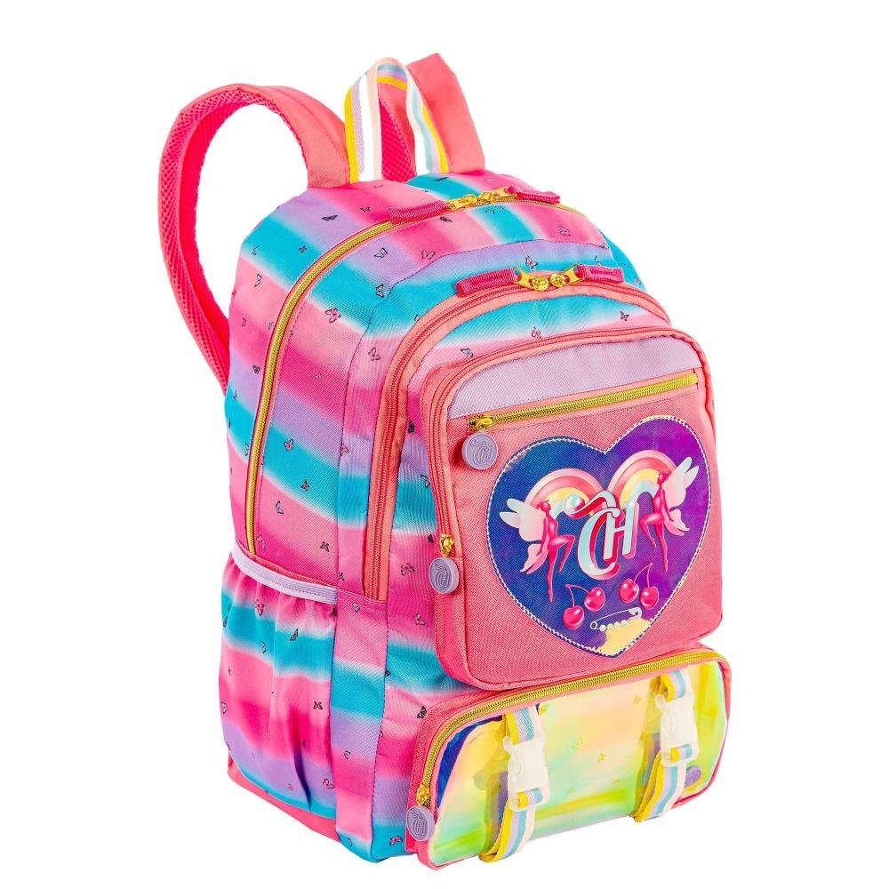 Mochila 2 Compartimentos Capricho Encantada Colorido - Pinkverse Multicores 3