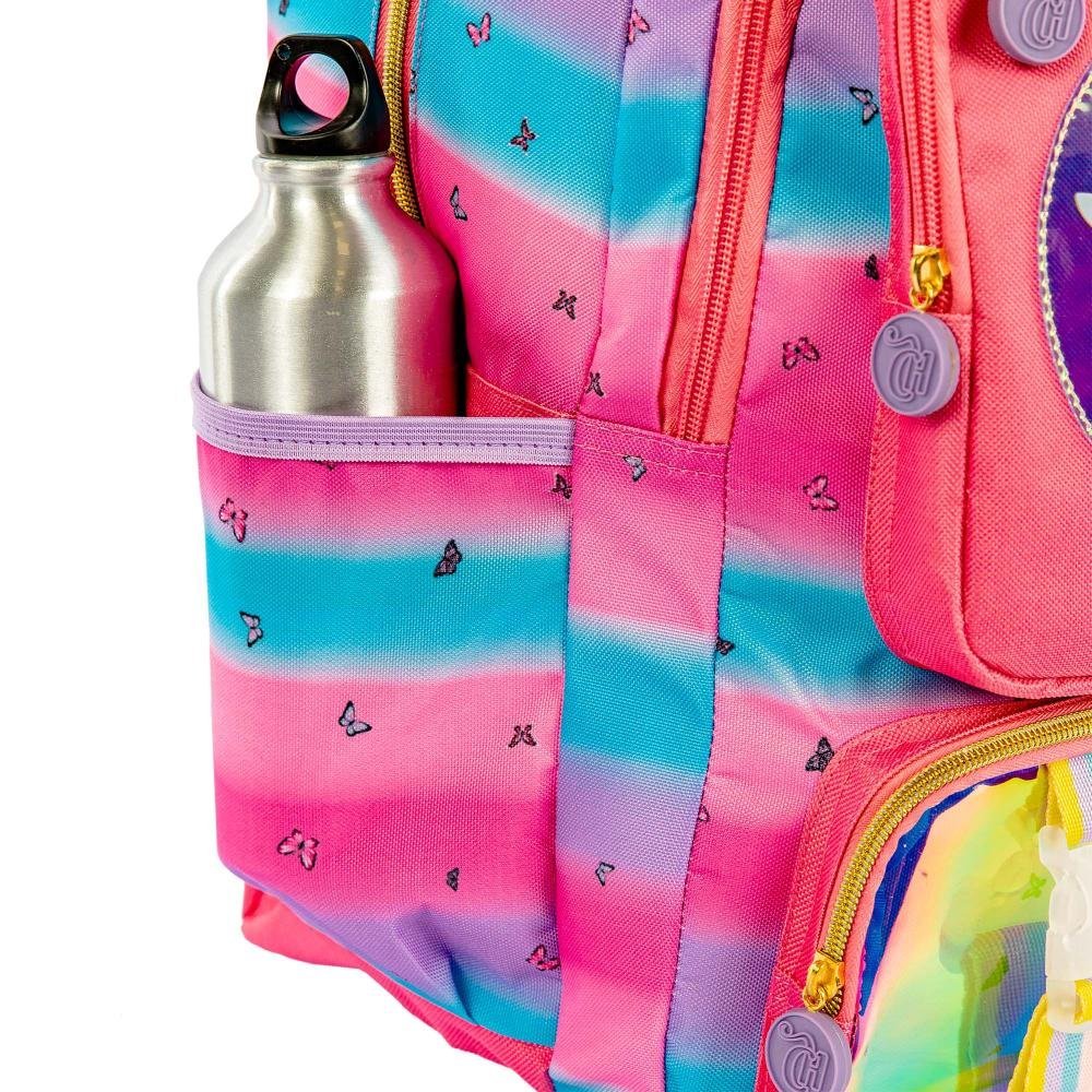 Mochila 2 Compartimentos Capricho Encantada Colorido - Pinkverse Multicores 9