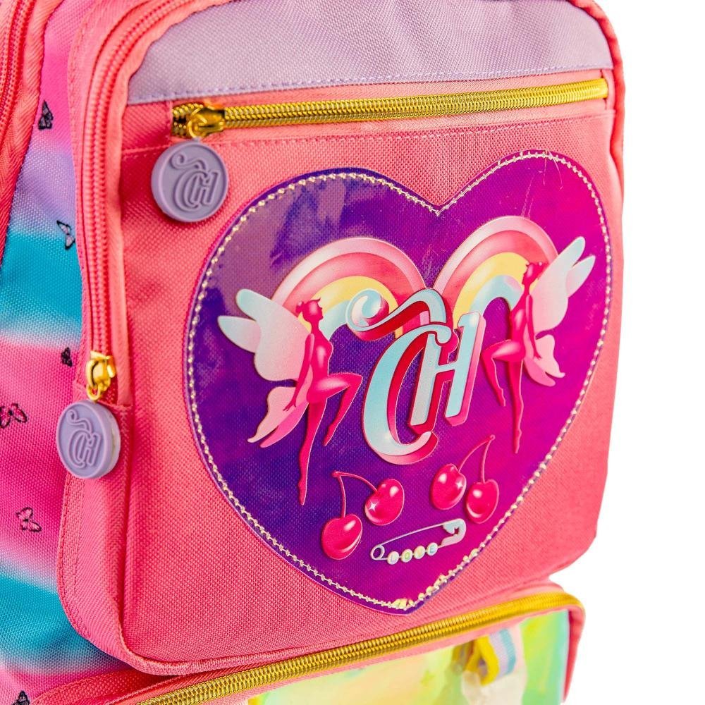 Mochila 2 Compartimentos Capricho Encantada Colorido - Pinkverse Multicores 10