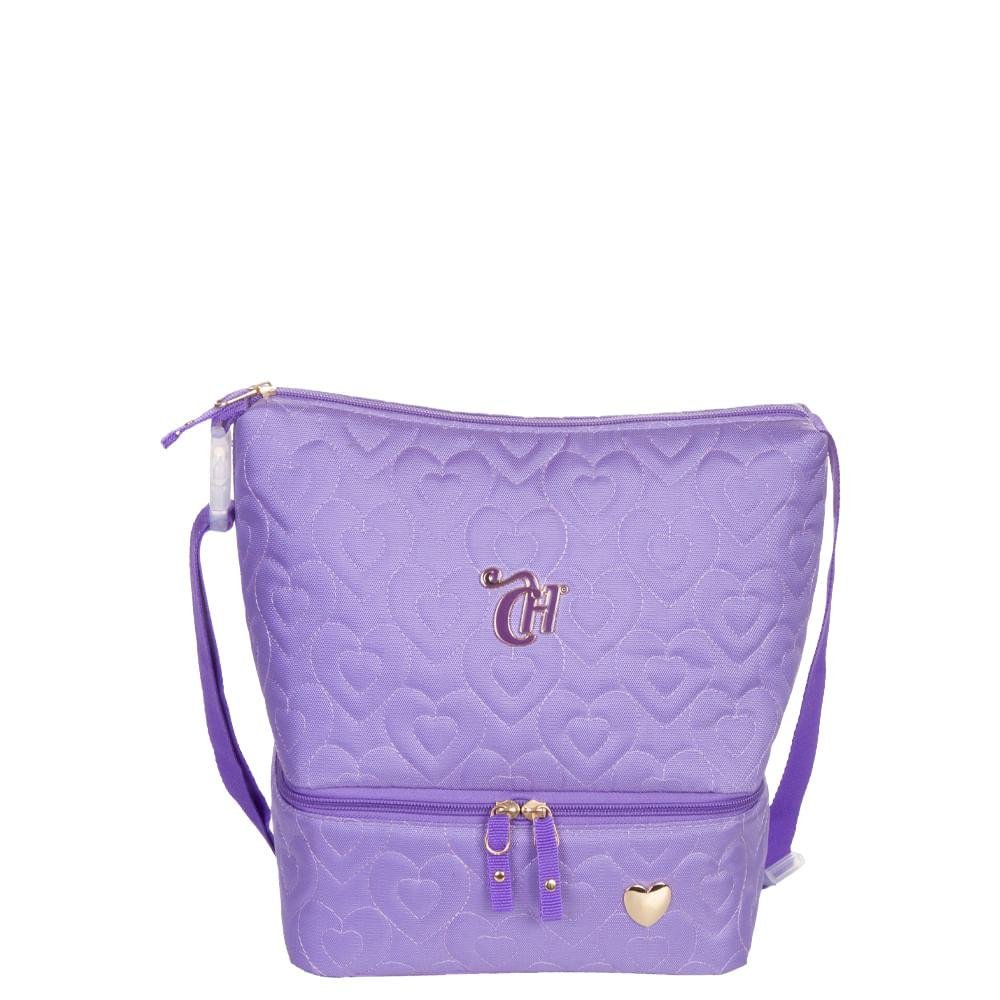 Lancheira 2 Compartimentos Capricho Crush - Lilás Roxo 1