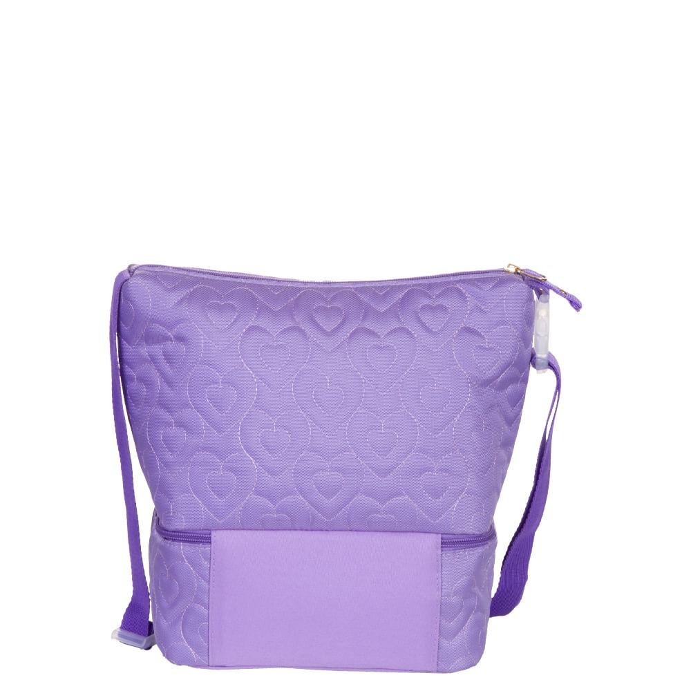 Lancheira 2 Compartimentos Capricho Crush - Lilás Roxo 4