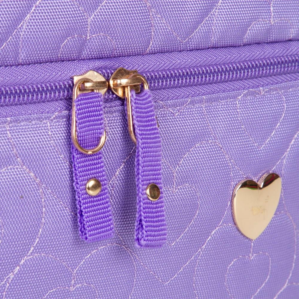 Lancheira 2 Compartimentos Capricho Crush - Lilás Roxo 6