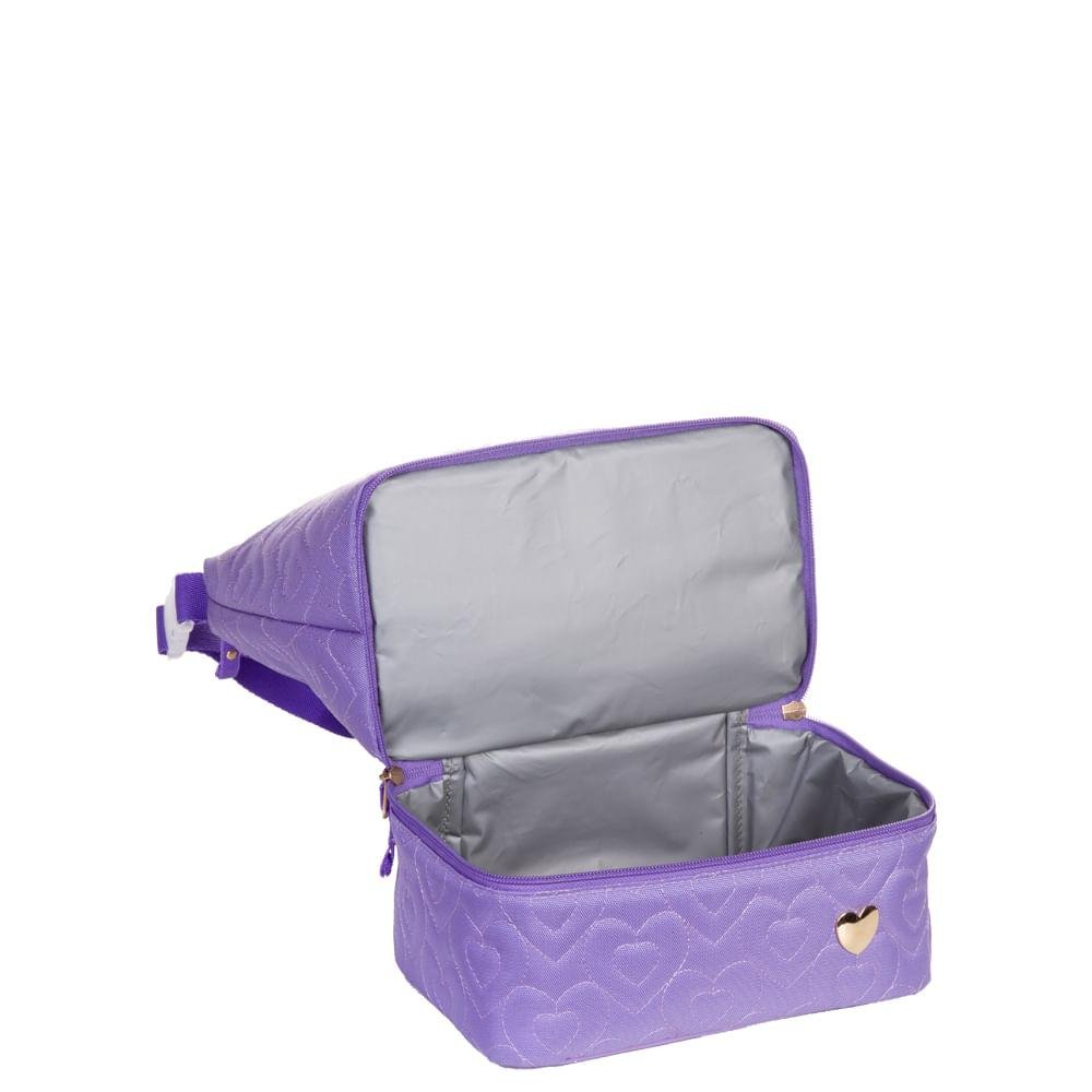 Lancheira 2 Compartimentos Capricho Crush - Lilás Roxo 7