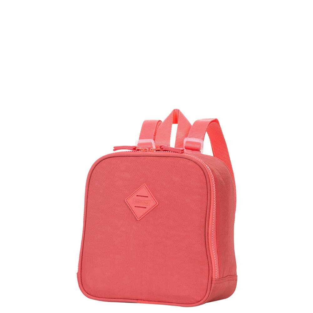 Lancheira Grande Sestini Lunch Crinkle Laranja - Apricot Laranja 2