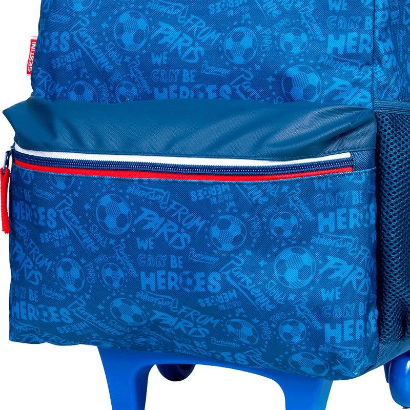 Mochila de Rodinha Grande PSG M Plus - Colorido Multicores 7