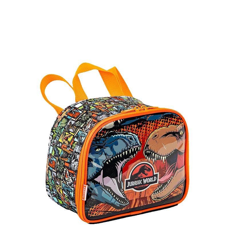 Lancheira Pequena Jurassic Battle - Colorido Multicores 2