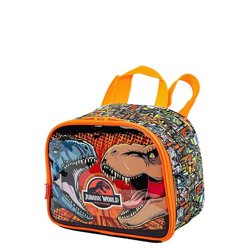 Lancheira Pequena Jurassic Battle - Colorido Multicores 3