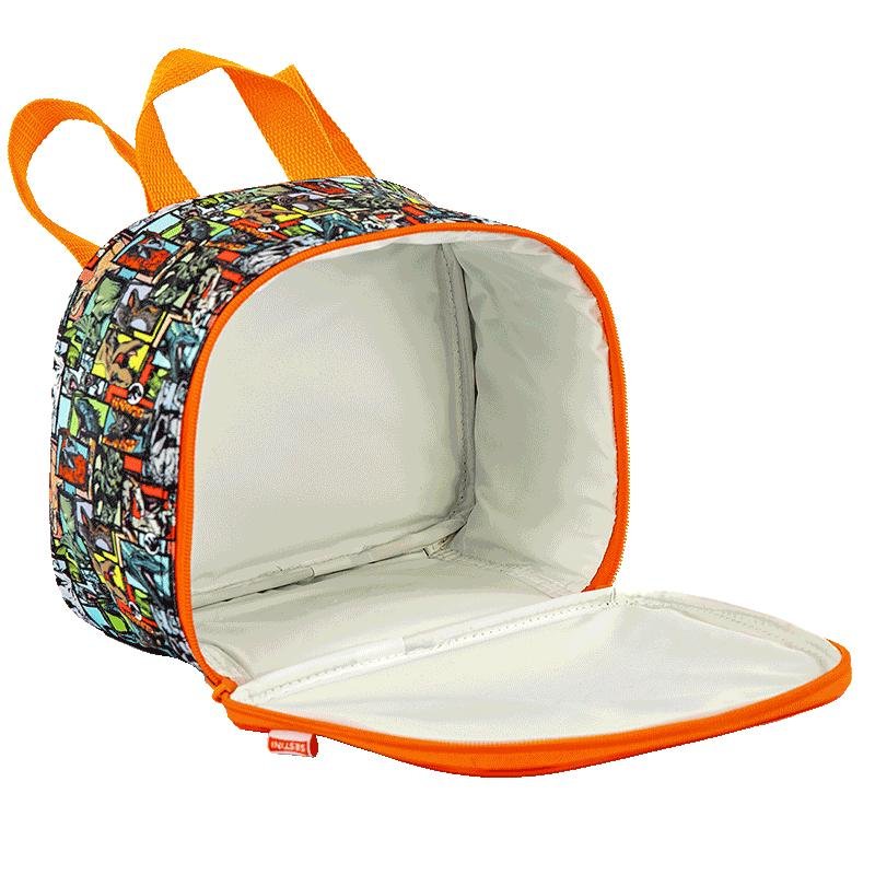 Lancheira Pequena Jurassic Battle - Colorido Multicores 5