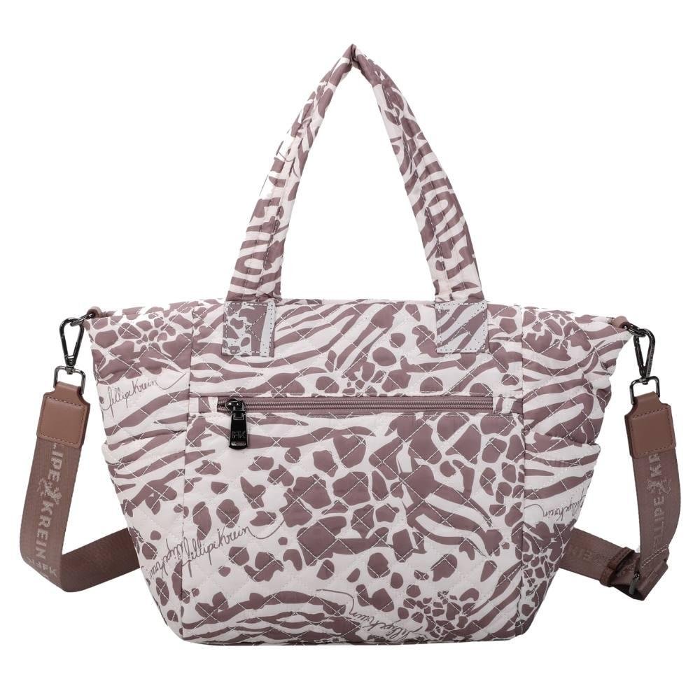 Bolsa Satchel Grande Fellipe Krein Ss23 Matelassê Casual Fk637 Bege - Nude Bege 4