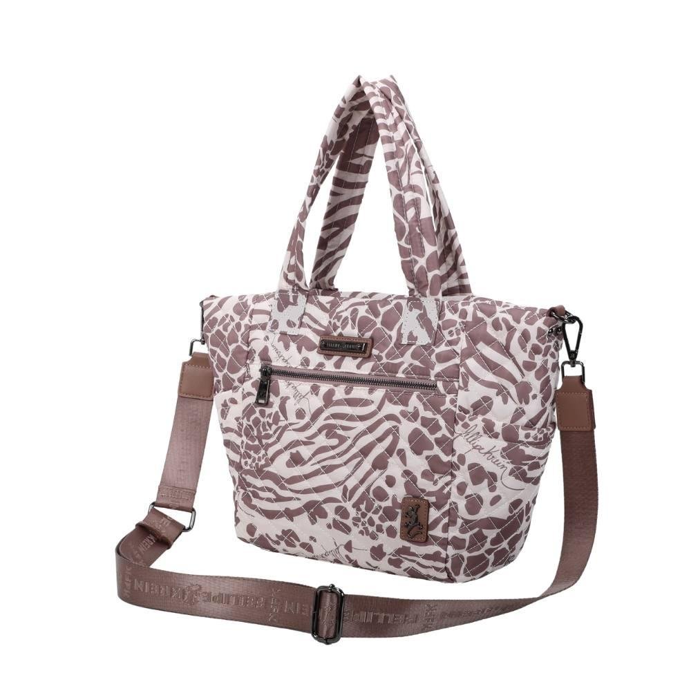 Bolsa Satchel Grande Fellipe Krein Ss23 Matelassê Casual Fk637 Bege - Nude Bege 7