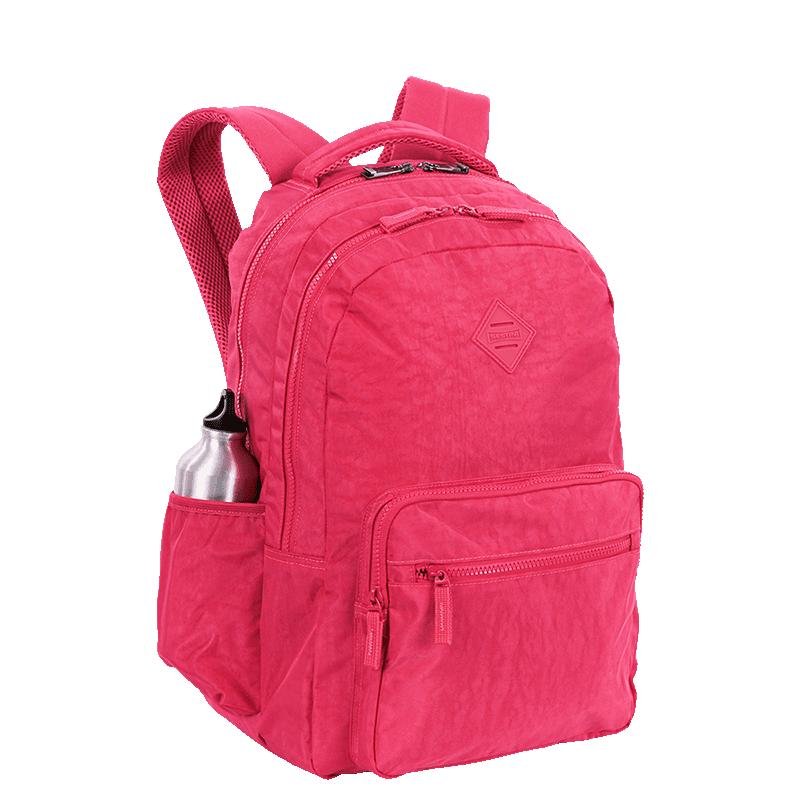 Mochila 2 Compartimentos Sestini College Crinkle 3 Rosa - Pink Rosa 5