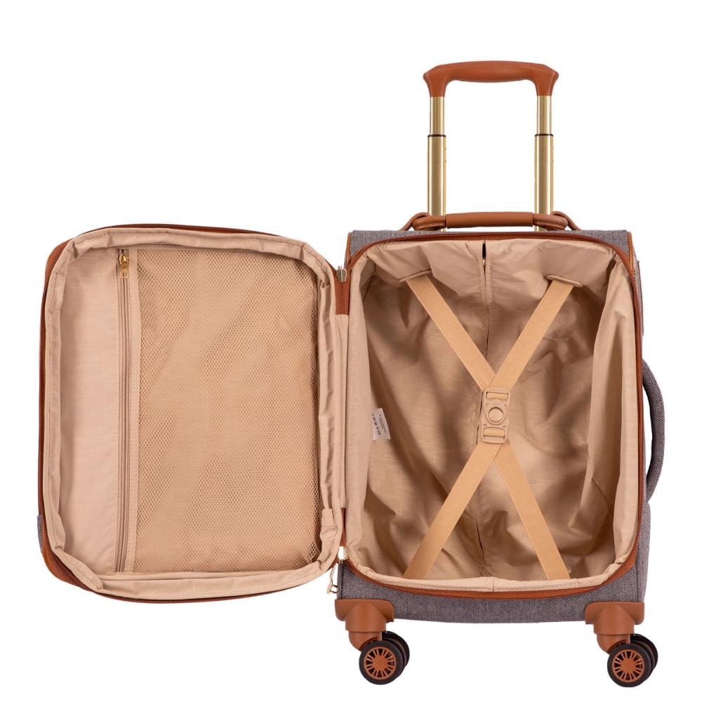 Mala de Viagem Bordo com Rodas 360° Royale - Cinza Cinza 5