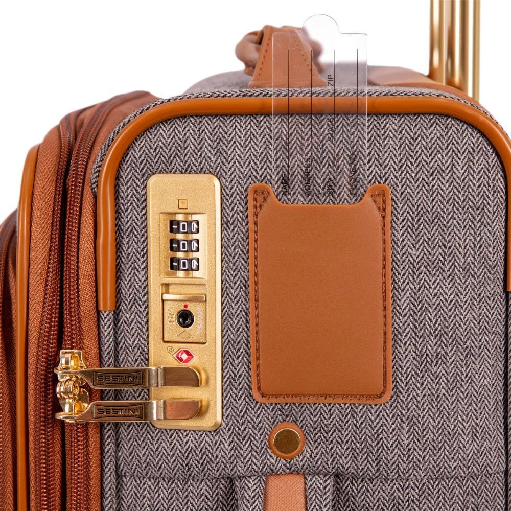 Mala de Viagem Bordo com Rodas 360° Royale - Cinza Cinza 7