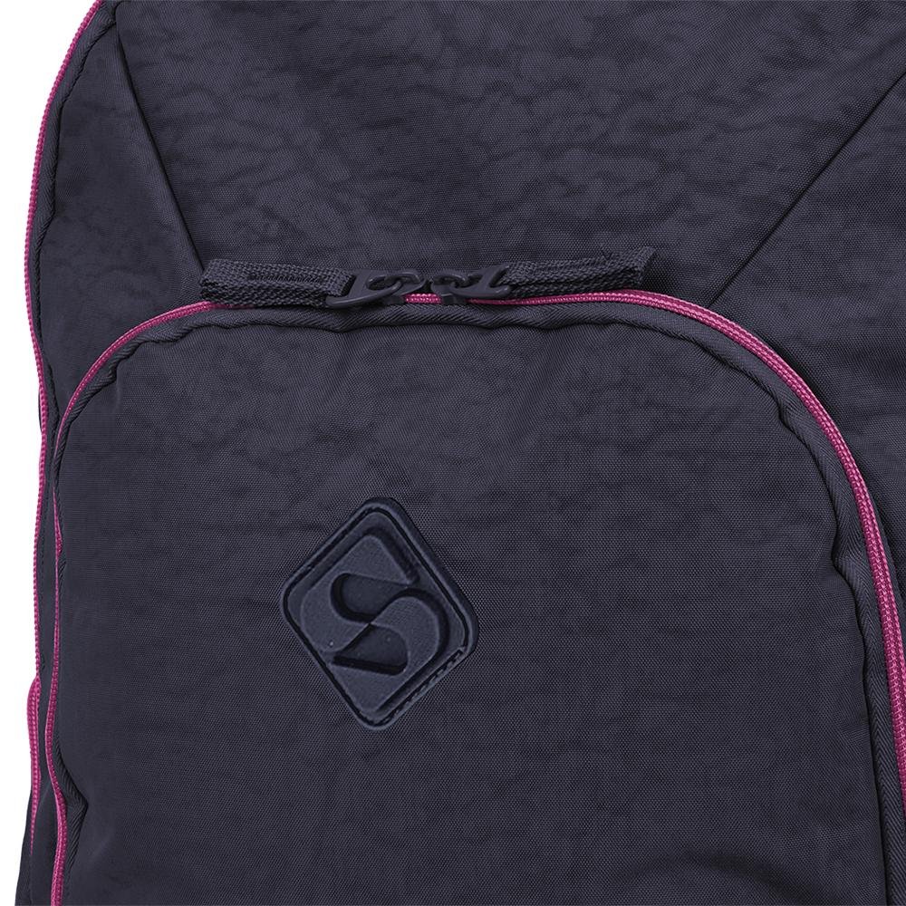 Mochila Carrinho 2 Compartimentos Sestini Rolling Grande Crinkle - Azul Neon Azul 7