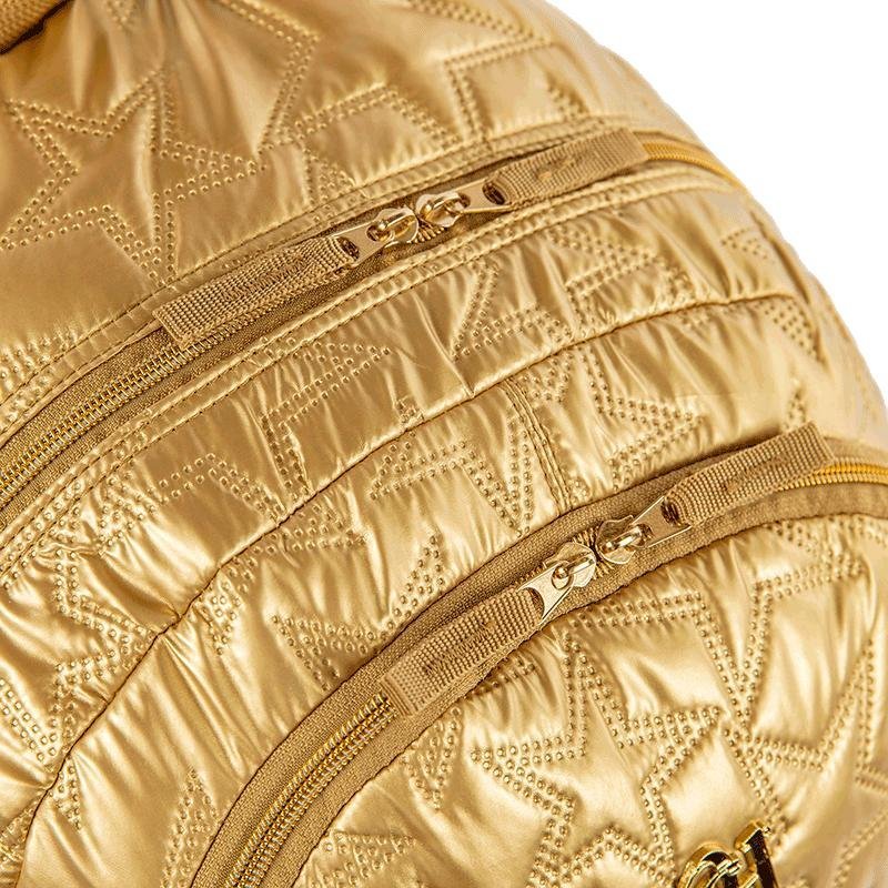 Mochila Carrinho Externo Capricho Estrelas - Dourado Dourado 9
